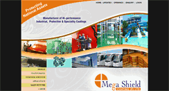 Desktop Screenshot of megashield.in